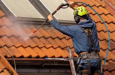 Démoussage et hydrofuge de toiture à Cléty